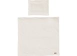 Roba Baby Biancheria Da Letto Seashells Oyster 80 X 80 Cm - Set Di Biancheria Da Letto Per Bambini In 2 Pezzi - Cotonelogico - Gots E Oeko-Tex 100 - Bianco