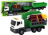 Camion Con Trattore E Gru A Braccio Mobile Effetti Sonori Legno