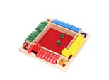 Gioco Da Tavolo Con Dadi In Legno Per 4 Giocatori, Per Famiglie E Feste, Gioco Da Tavolo Per Bambini E Adulti, Gioco Educativo Con Base Rossa