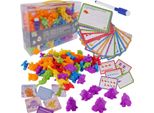 Grande Set Educativo Per L'apprendimento Dei Colori Per Il Conteggio Dei Dinosauri Del Gioco Montessori