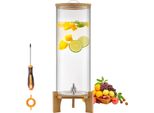Distributore Di Bevande 13L Con Rubinetto - Distributore Di Succhi Per Feste E Bar - Distributore Di Bevande In Vetro 1X13L