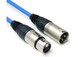 Keepdrum DMX004 Bl 10M Di Cavo Dmx Blau 3-Pol Xlr 100Ohm