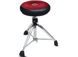 Sgabello A Tamburo Roc-N-Soc Sedile Rotondo Rosso Con Schienale