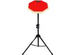 Keepdrum DP-RD Set Practice Pad Rosso Con Borsa Per Stand E Bacchette