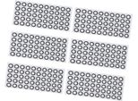 1000 Pezzi Di Marcatore Di Scansione 3D Id 6 Mm Od 10 Mm Forte Adesione Ad Alta Riflessione Marcatore Di Punti Di Riferimento Di Tracciamento 3D