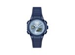 Digitaluhr Lacoste "LC33", Blau, Hellblau, Armbanduhren, Damen, Digitaluhr, Quarzuhr, Armbanduhr, Damenuhr, Herrenuhr, Silikonarmband, Digital