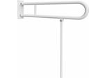 Bemeta Help Manico Pieghevole A U 813 Mm Bianco Con Supporto