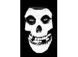 Misfits - Teschio - Toppa RO1591 (Taglia Unica) (Nero/Bianco)