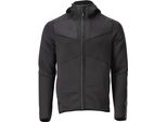 Felpa In Pile Con Cappuccio E Zip Nera, Taglia 3XL Mascot 22603-681-09