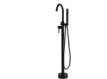 Miscelatore A Piantana Moderno Nero Opaco Per Vasca Freestanding