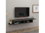 Skye Decor, Muson - Antracite, Tavolino Per Tv, Antracite, 100 % Pannello Di Legno Rivestito Di Melamina, 120 X 29,6 X 18,2 Cm