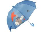 Stockregenschirm STERNTALER Emmi, Kinder, blau (hellblau), Bezug: 100% Polyester, Motiv, Regenschirme, für Kinder