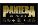 Pantera - Toppa "101 Proof"", Tessuto RO8081 (Taglia Unica) (Nero/Oro)"