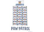 Roba Biancheria Da Letto Per Bambini 100 X 135 Cm Paw Patrol - Biancheria Da Letto Per Bambini In Cotone Incl. Federa 60 X 40 Cm - Bianco / Blu