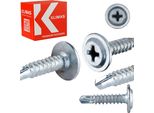 Viti Autofilettanti Vite Autofilettante A Testa Bombata Con Collare Ø 4,2X19 Mm Con Intaglio A Croce, 1000 Pezzi