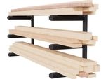 Staffa A Muro Scaffale Per Officina Scaffale In Legno Garage A Muro 3 Livelli Nero 10340