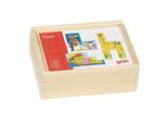 Goki 57815 Puzzle A Dadi Di Animali Divertenti, Colorati (1 Pezzo)