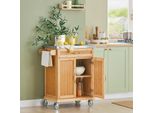 Sobuy Carrello Di Servizio Con Piano Di Lavoro Carrello Da Cucina Carrello Da Cucina Ad Isola Con Spazio Di Archiviazione Scaffale Da Cucina Tavolo Da Barbecue In Piedi Per Cucina Soggiorno Outdoorfkw13-N