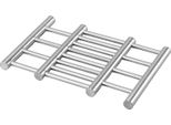 Sottopentola Axentia Grigio, Sottopentola Estensibile, Sottopentola In Acciaio Inox Di Facile Manutenzione, Sottopentola Resistente Al Calore Per Pentole E Padelle