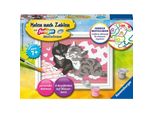 Ravensburger Creart 28467 - Gatti Coccolosi - Colorare Con I Numeri Per Bambini Dai 7 Anni In Su 28467
