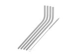Westmark Cannucce In Acciaio Inox 4 Pezzi + Spazzola Per La Pulizia