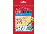 Faber-Castell 120003 - Pastelli A Cera Twistable, Confezione Da 12 Pezzi