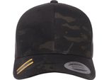 Flexfit By Yupoong Multicam Retro Trucker Cap RW7582 (Taglia Unica) (Nero/Camouflage)