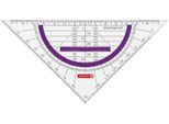 10X Brunnen 104975960 Triangolo Geometrico Infrangibile Codice Colore, Viola