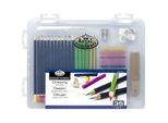 Set Da Disegno Royal & Langnickel In Scatola Di Plastica 35 Pezzi