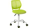 Sobuy FST64-GR Sedia Ergonomica Da Ufficio Sedia Girevole Per Bambini Sedia Girevole Per Computer Sedia Regolabile In Altezza - Verde - Altezza Seduta: 46-58Cm