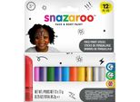 Snazaroo Set Di Colori Per Viso E Corpo In Penna 12 Pz