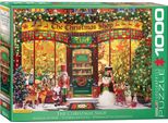 Puzzle Da 1000 Pezzi - Puzzle - Il Meraviglioso Negozio Di Natale + Set Deluxe Di 3 Accessori Per Puzzle