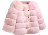 Donna Cappotto In Pelliccia Sintetica Giacca Invernale In Pelliccia Sintetica Capispalla In Pelliccia Sintetica Unicoloured Thick Parka Winter Coat, Ladies , Beige, 3XL