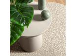 Vidaxl Tappeto Zizur Crema Ø 160 Cm Effetto Juta Per Interni Ed Esterni