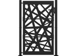 Vidaxl Cancello Da Giardino Nero 100X150 Cm In Acciaio Design Leggero