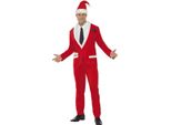Smiffys - Costume - Uomo SM1626 (L) (Rosso/Bianco)