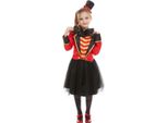 Smiffys - Set Di Costumi "Deluxe"" Per Ragazze SM2543 (110-116) (Rosso/Nero)"