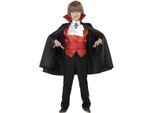 Smiffys - Costume - Ragazzi SM1850 (128-134) (Nero/Rosso)