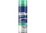 Gillette | Gel Da Barba - Raffreddante - 200 Ml - Con Aloe Vera - Trattamento Delicato E Lenitivo Per Pelli Sensibili