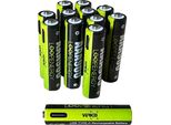 Verico Batteria Ricaricabile Agli Ioni Di Litio Loop Energy Aaa, Con Presa USB-C, Confezione Da 12 Pezzi
