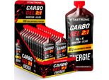 Vitastrong Carbo Gel 2:1 Energy - 24 Bustine Monodose Da 60 Ml - 40 G Di Carboidrati, 56 Mg Di Magnesio, 300 Mg Di Potassio - Gel Intra-Allenamento