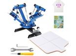 Stampa Serigrafica T-Shirt Macchina Per La Stampa Serigrafica A 1 Colore E 1 Stazione Stampa Termica Stampa Di Trasferimento Attrezzatura Fai Da Te Stampante Stampa Tessile