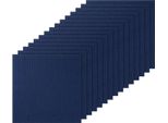 Piastrelle Di Moquette Da Attaccare E Staccare, 61 X 61 Cm, Piastrelle Di Moquette Autoadesive, Morbide Piastrelle Di Moquette Imbottite, Installazione Fai Da Te Per Camera Da Letto, Soggiorno, (15 Pezzi, Blu Scuro)
