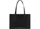 Ted Baker Borsetta Welona Elongated Croc Effect Icon Bag Black Nero