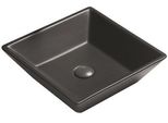 Mexen Pola Lavandino Da Appoggio 41 X 41 Cm, Nero Opaco - 22224185