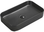 Mexen Vena Lavabo Da Appoggio 71 X 37 Cm, Nero Opaco - 22196085