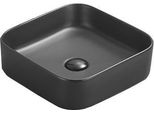 Mexen Vena Lavabo Da Appoggio 37 X 37 Cm, Nero Opaco - 22193785