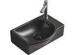 Mexen Mista Lavabo Da Appoggio Sinistro 40 X 28 Cm, Nero Opaco - 22174085L