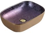Lavabo Mexen Rita Viola/Oro 45 Cm