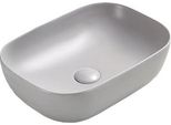 Mexen Rita Lavabo Da Appoggio 45 X 32 Cm, Grigio Opaco - 21084567
